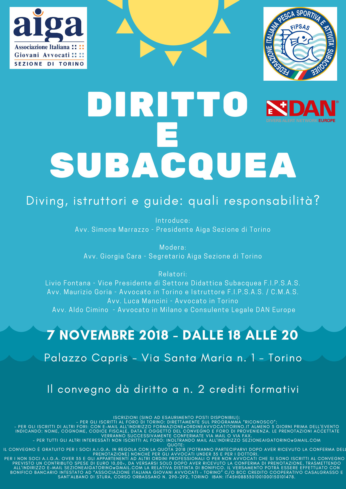 Diritto e Subacquea locandina