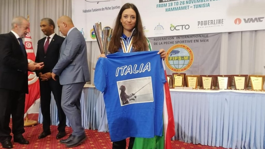 FIPSAS MONDIALI DI SURF CASTING ORO PER MANUELA PASQUALI, QUARTO