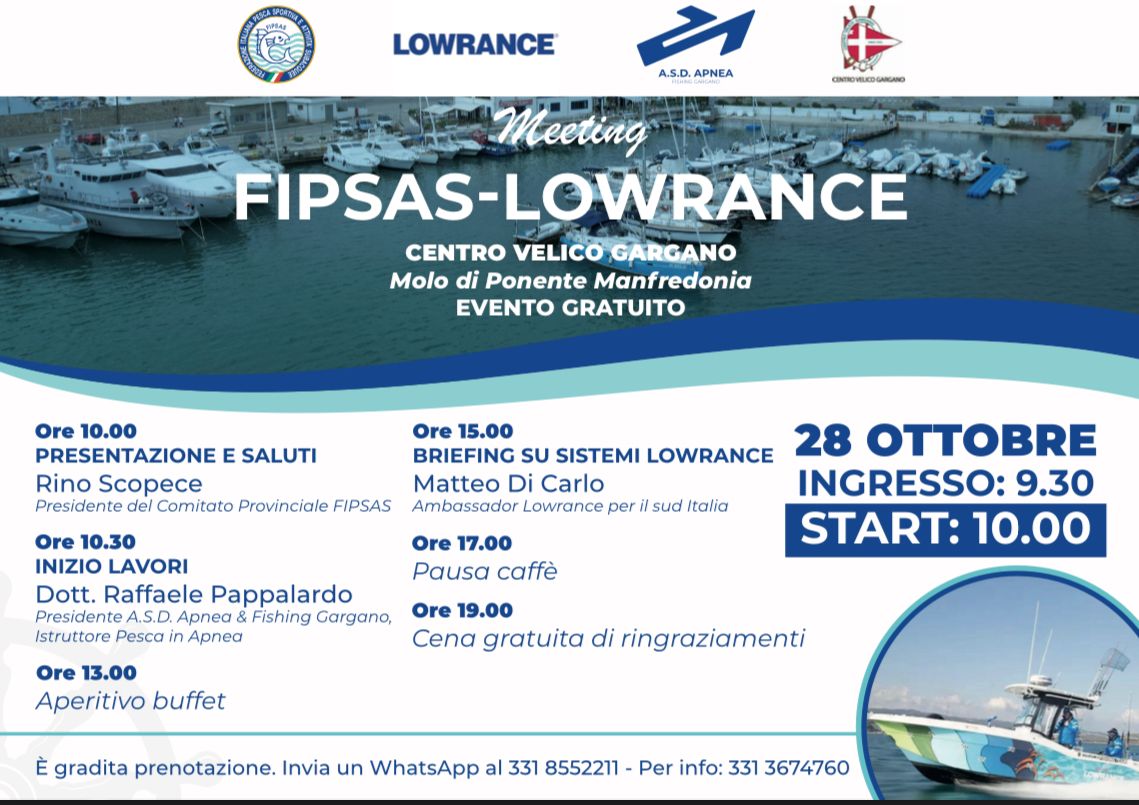 LOCANDINA EVENTO LOWRANCE