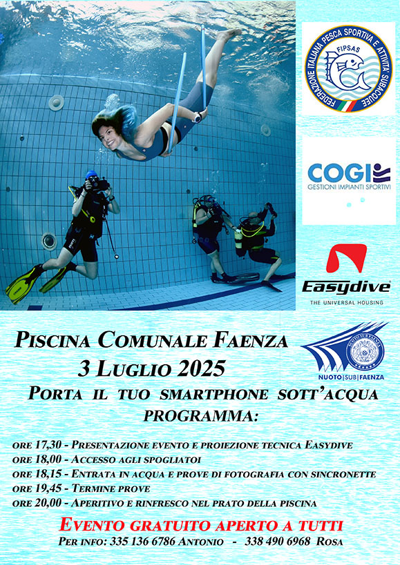 Locandina evento Faenza 3 Luglio 2025