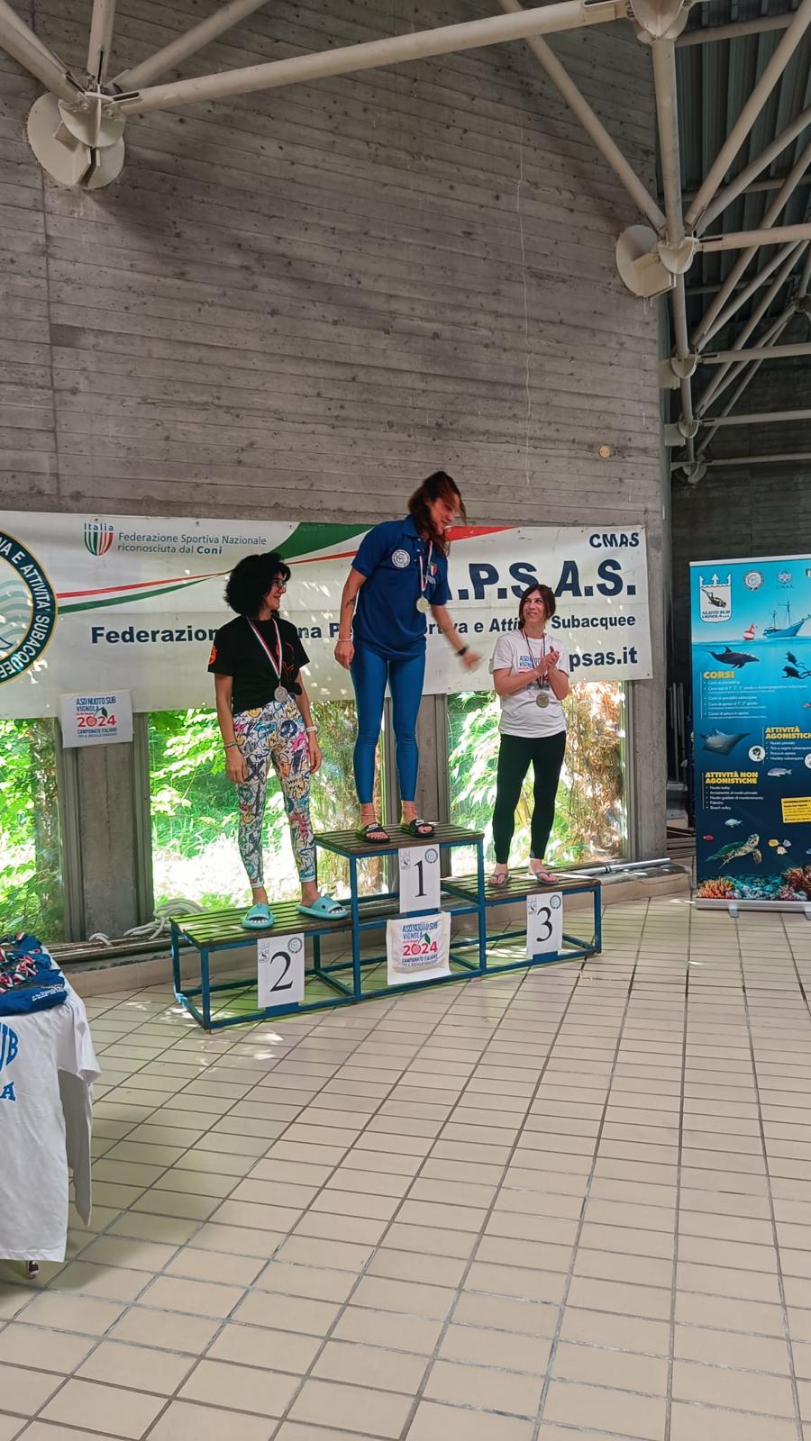 Podio tiro libero femminile 2024