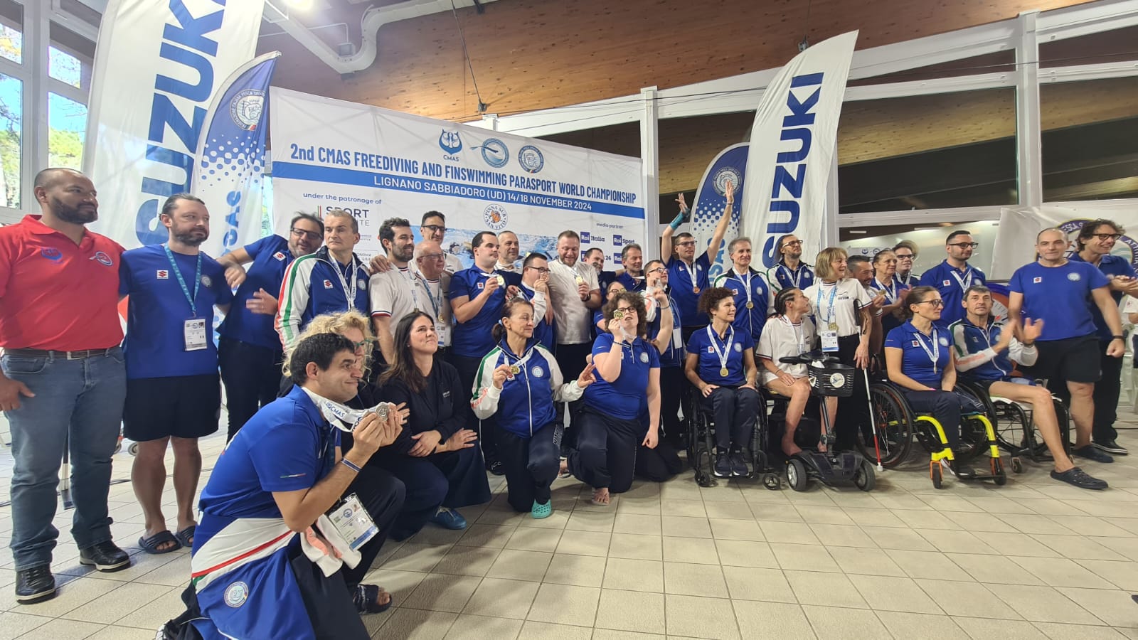 Foto di gruppo apnea 17 novmbre 2024