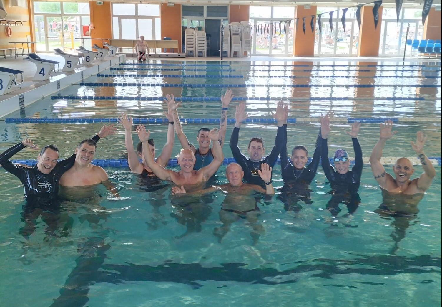 Foto in acqua Stage Apnea Paralimpica 26 e 27 luglio 2025