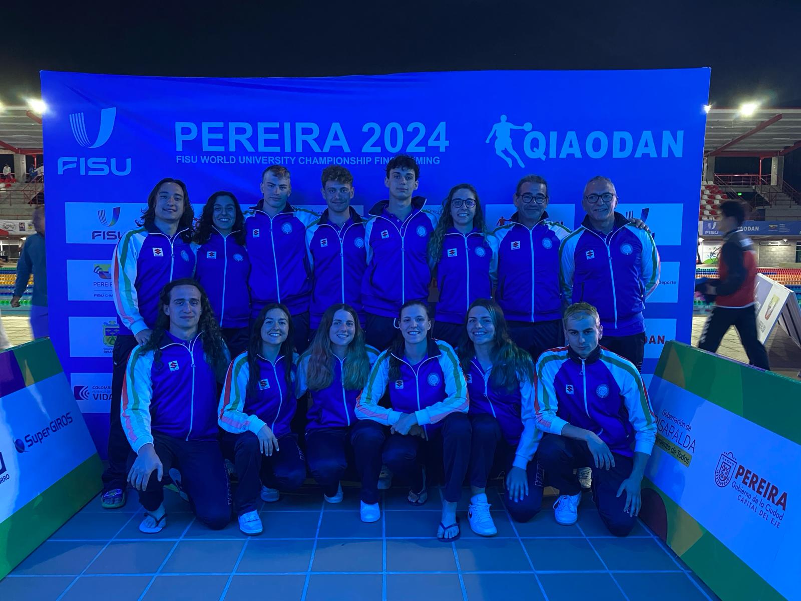 Foto delegazione azzurra