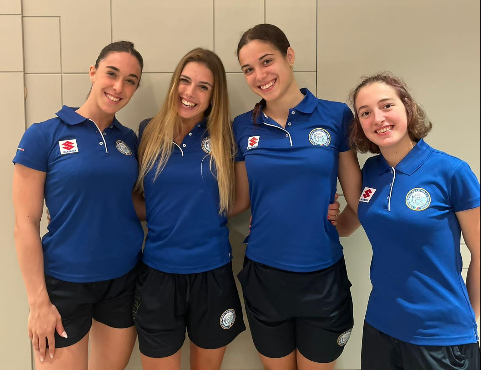 Foto staffetta femminile 4x200 m Mondiale Belgrado