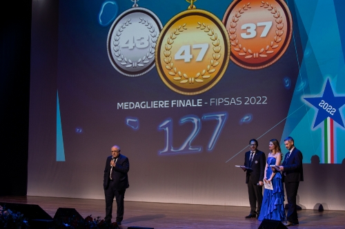 Premiazioni Azzurri FIPSAS Medaglie 2022 - 28 Gennaio 2023 Auditorium Parco della Musica
